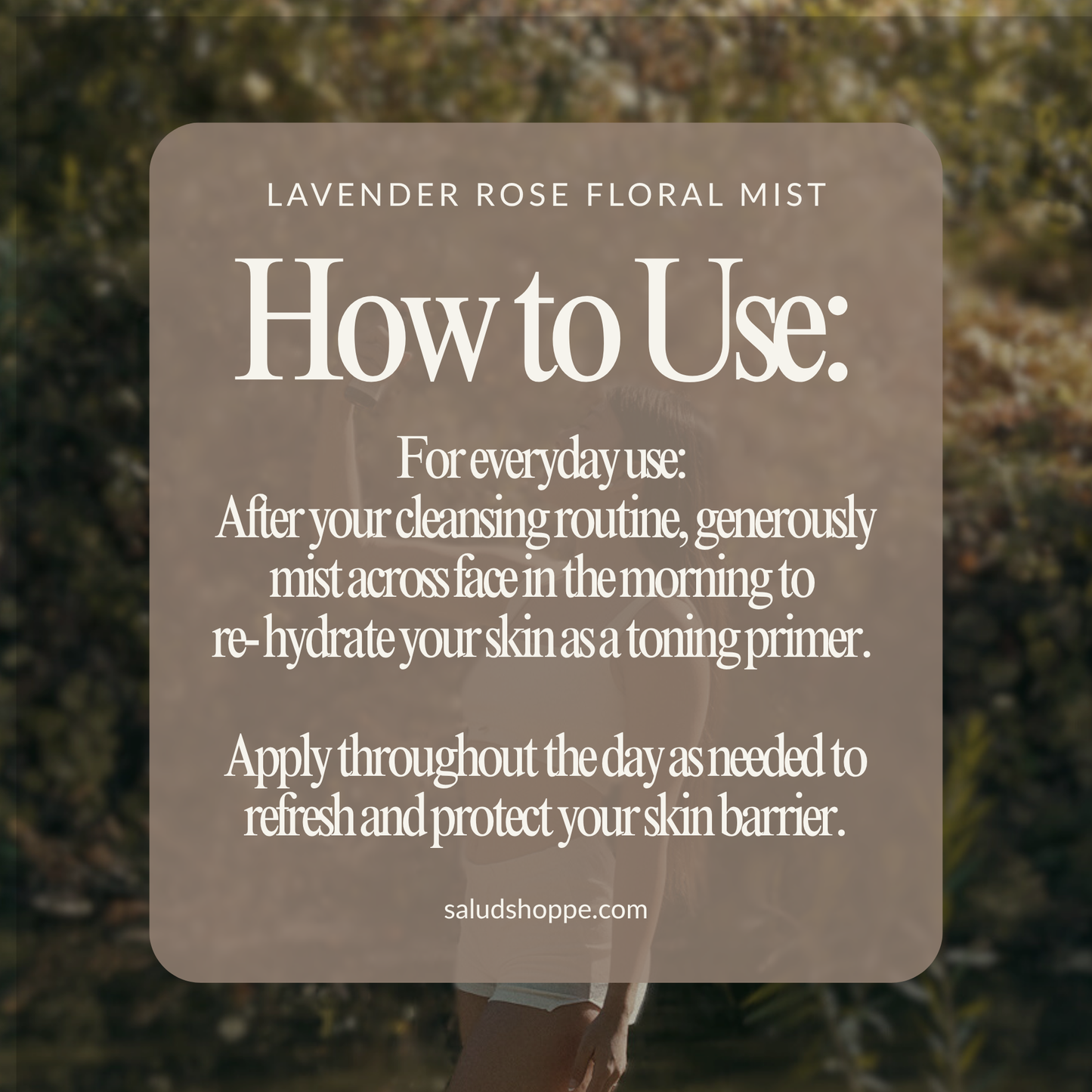 Lavender Rose Floral Mist